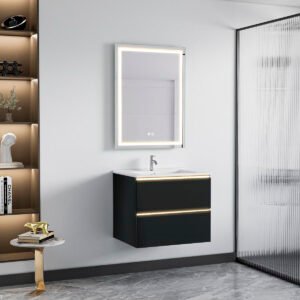 VANITORIO FLORENCIA NEGRO LED